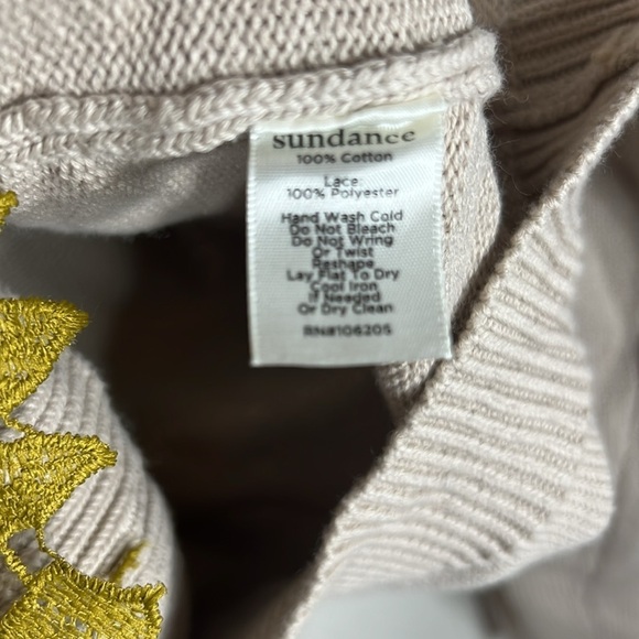 Sundance Gold and Cream Lace Cardigan - Picture 6 of 7